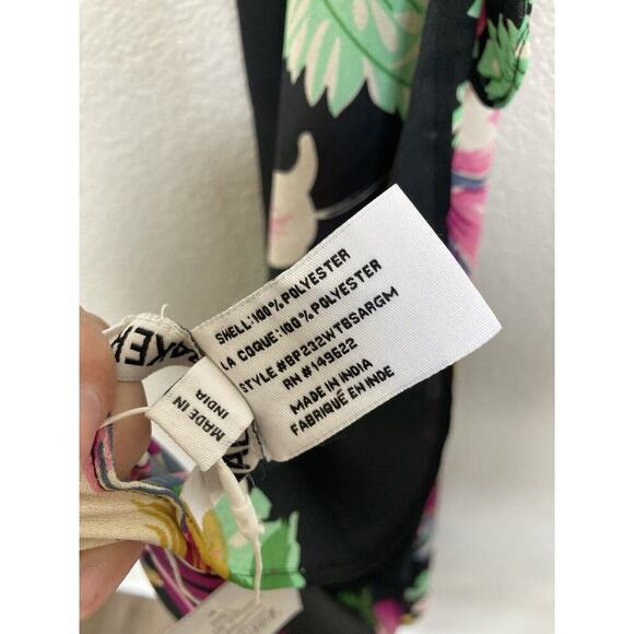 Walter Baker Black Floral Swim Sarong - Picture 9 of 9